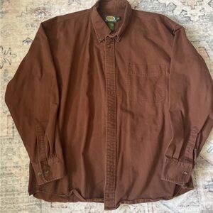 Cabela's Brown Lightweight Shirt XL button up hunting